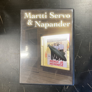 Martti Servo & Napander - Menoa ja meininkiä DVD (M-/M-) -pop rock/iskelmä-